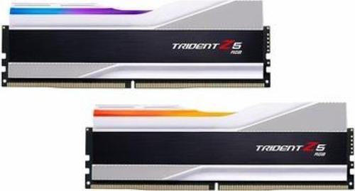 Trident Z5 Rgb Silver Ddr5-6400Mhz Cl32 32Gb (2X16Gb) Dual (32-39-39-102) 1.4V F5-6400J3239G1