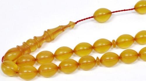 Sıkma Kehribar 8*11 mm  (Khr -10934)