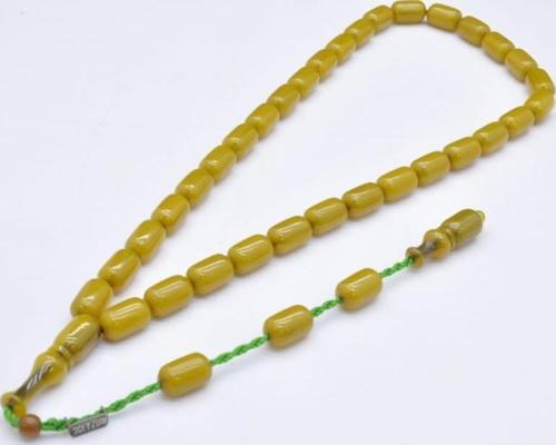 Sıkma Kehribar Zeyzun Model Tesbih Kapsül Kesim (Khr-12046)