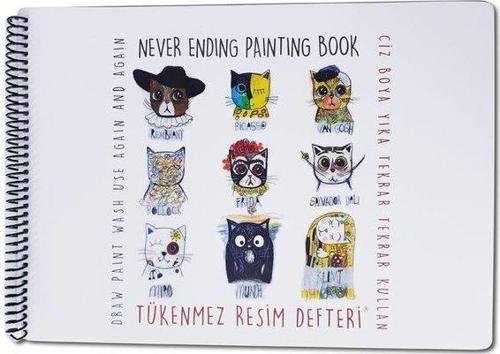 Ressam Kediler Tükenmez Resim Defteri