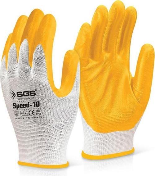 Eldiven SGS7710 Protect Speed-10 Nitril Örme