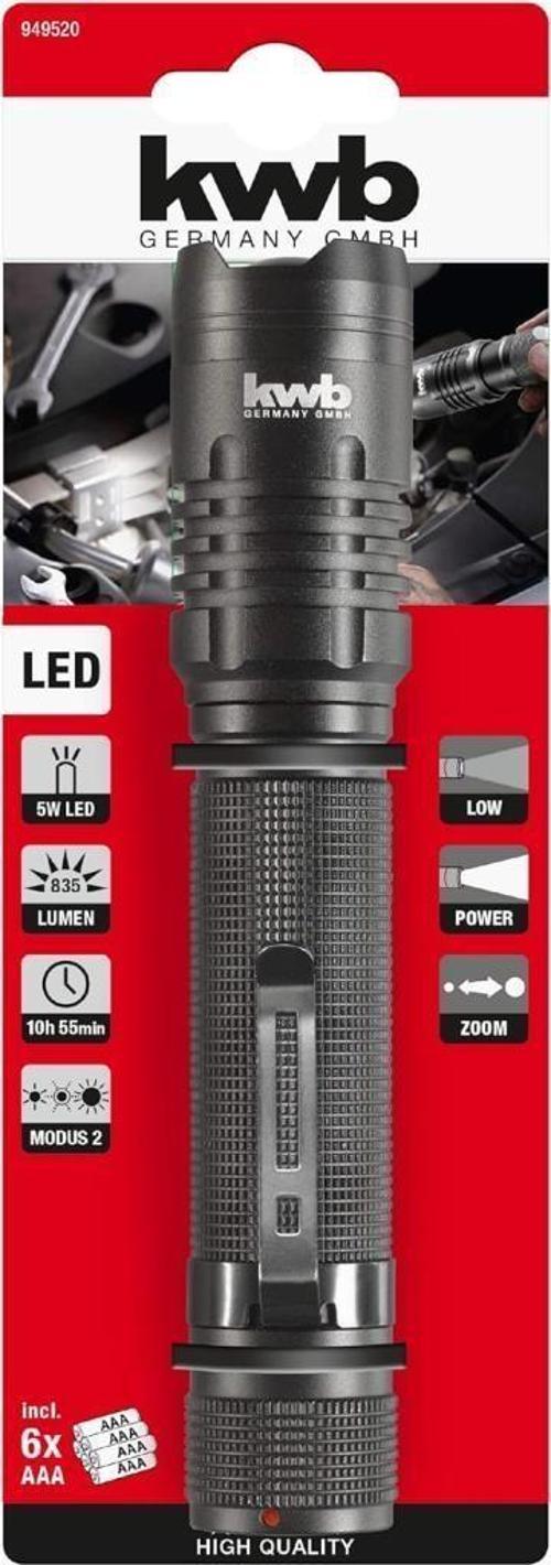 Led Teknoloji Alüminyum El Feneri 3 Fonksiyon
