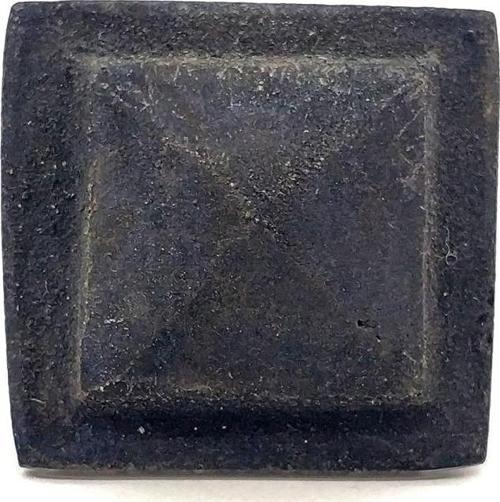 Antika Tarz Dekoratif Pirinç Flanşlı Piramit Kabara - 29 mm, Oksit