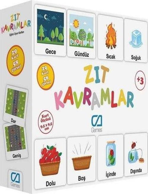 5045 Zıt Kavramlar Eğitici Oyun