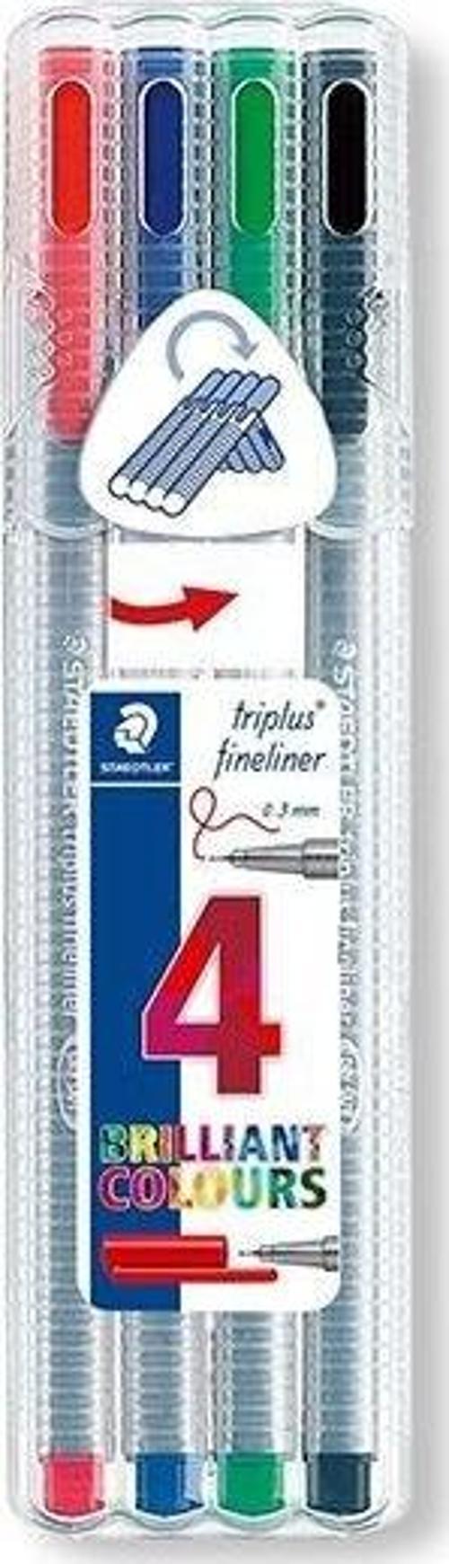 Fineliner 0.3 Mm 4Lü Set