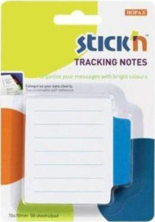 NotKğt. Stickn 70X70 Çiz. Sep. Beyaz Mavi 50Yp