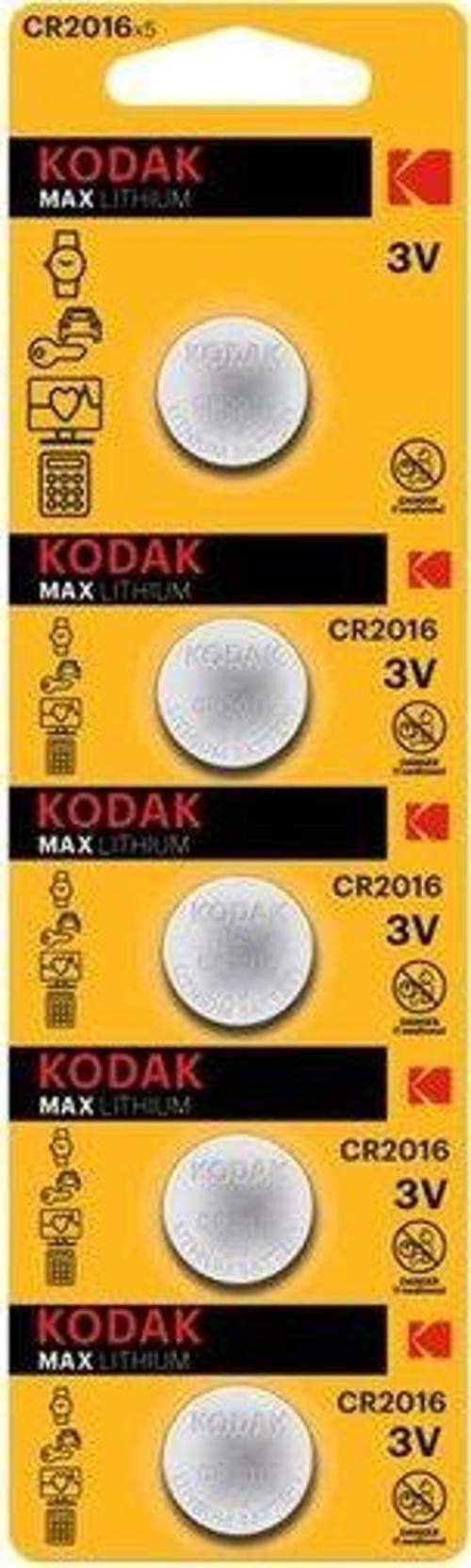 Cr2016 Max Lityum 3v Para Pil 5 Adet