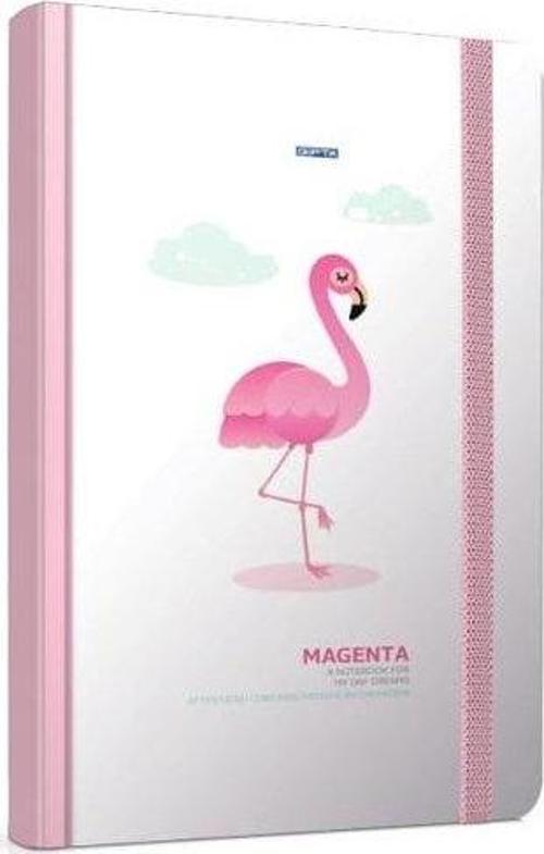 Magenta İplik Dikiş Sert Kapak Defter