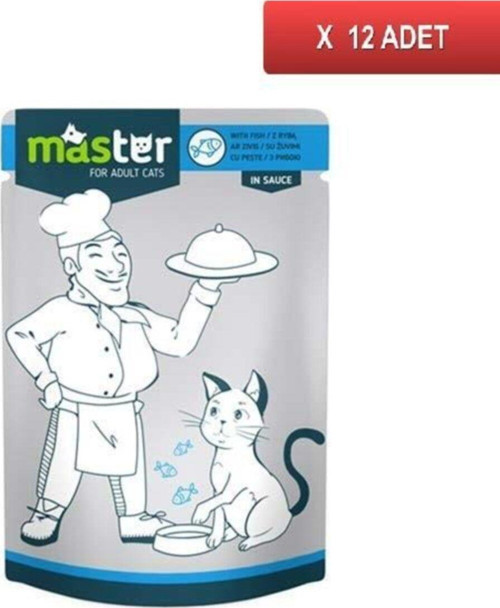 Balıklı Pouch Kedi Maması 80 Gr (12 Adet)