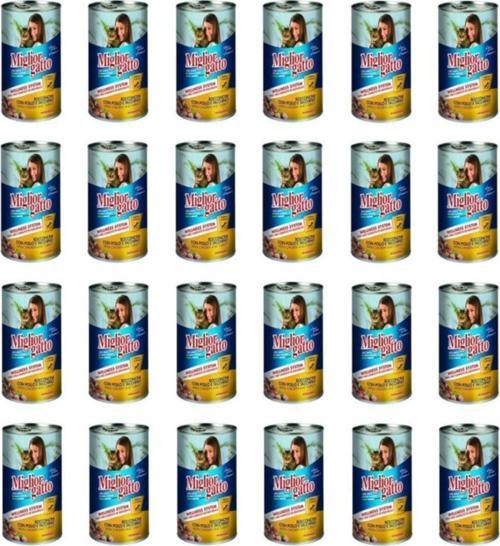 Tavuklu Ve Hindili Kedi Konservesi 405 gr 24 Adet