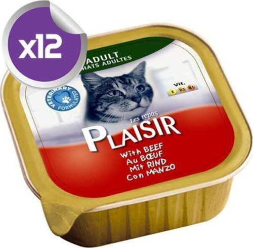 Pate Biftekli Kedi Konservesi 100 Gr X12 Adet
