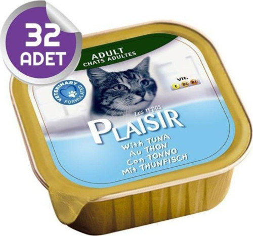 Pate Tuna Balıklı Kedi Konservesi 32 Adet