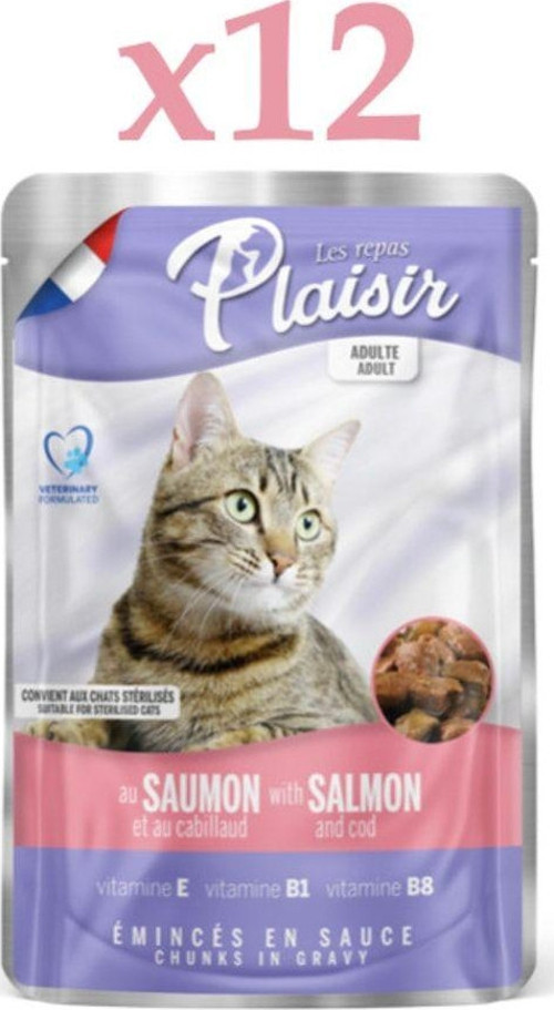 Somonlu Yetişkin Kedi Konservesi 100gr X 12 Adet