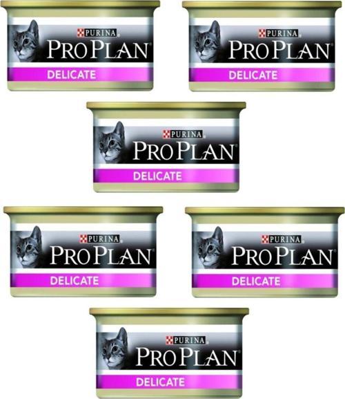 Delicate Hassas Hindi Etli Kedi Konservesi 85 Gr (6 Adet)