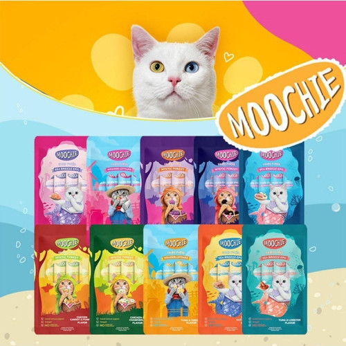 8 Paket Sıvı Kedi Ödül Maması Karma 40x15 gr