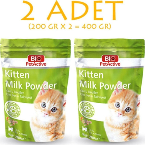 Kitten Milk Yavru Kedi Süt Tozu 200 gr 2 Adet