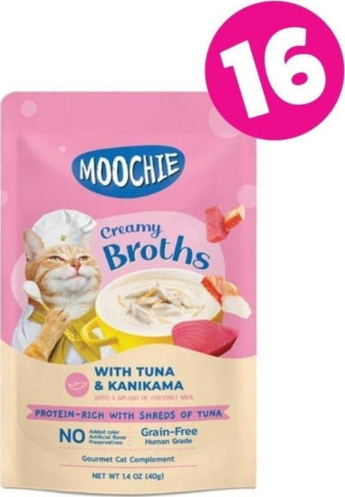 Ton Balıklı Ve Kanikamalı Kedi Çorbası 40gr X 16 Adet