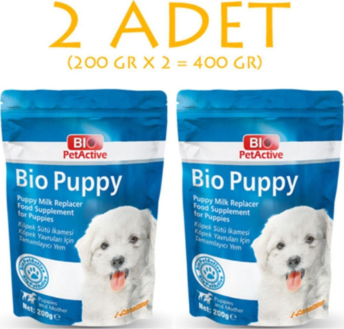 Yavru Köpek Süt Tozu 200 gr X 2 Adet