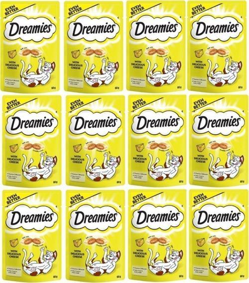Cheese Peynirli Kedi Ödül Maması 60 g  X 12 Adet