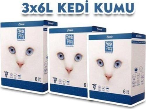 Fresh Paty Clinic Kedi Kumu 6 Lt*3 Adet