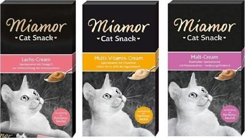 3 Çeşit Kedi Kreması 6 X 15 gr X 3 Paket