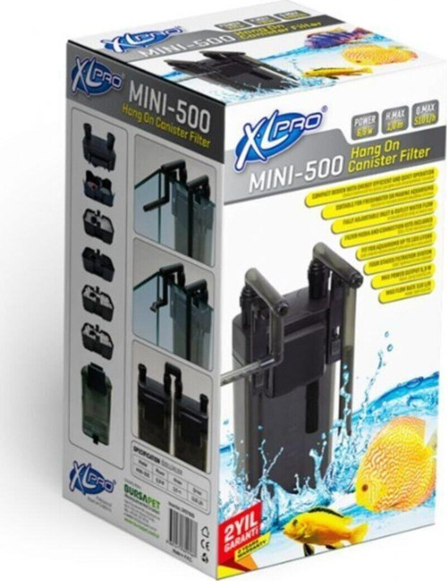 Mını-500 Mini Dış Filtre 510l/h (DOLU)