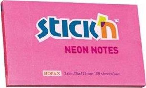 Neon Pembe Yaprak Not Kağıdı