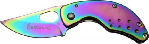 Browning 3-1 Çakı Gökkuşağı Mini 12 cm Manuel, Kemerlikli