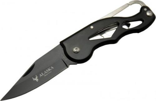 Alaska Kilitli Çakı Black  15,5 cm Manuel, Kemerlikli