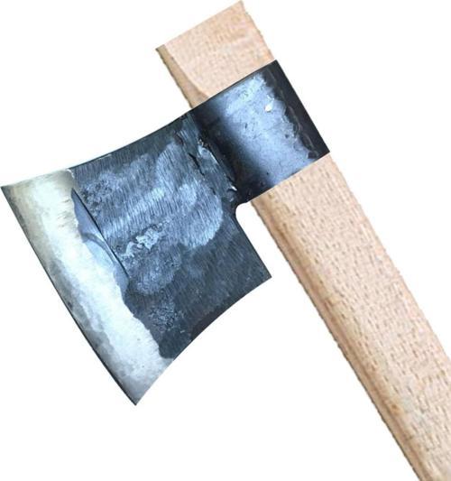 Küçük Sakallı Saplı Nacak - Balta 60cm - Dövme Çelikten