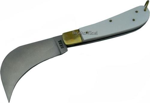 Sedef Eğri Kablo / Aşı / Bahçe Çakısı - 17 cm
