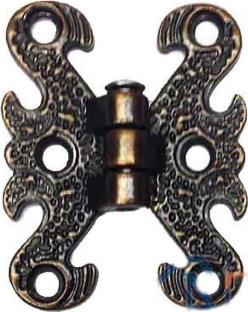 Zamak Kelebek Menteşe - Küçük, 30x40mm, Oksit, 100 Adet
