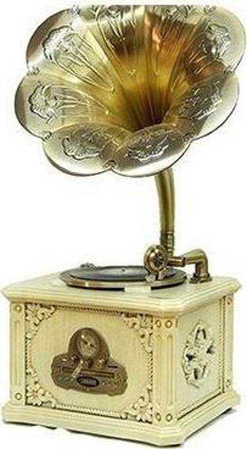 Gramofon Beyaz