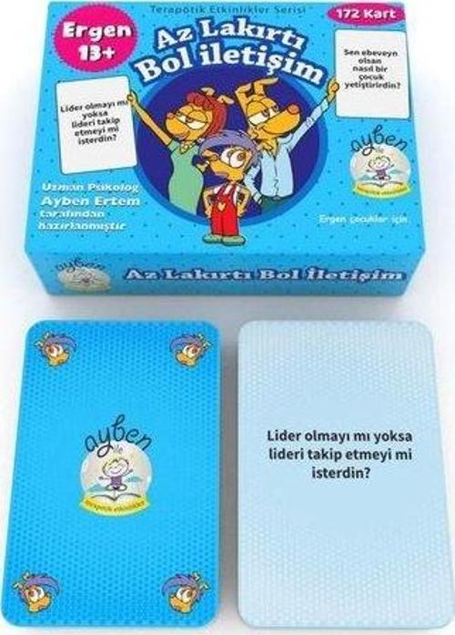 Az Lakırtı Bol İletişim Ergen Eğitim Kartı Seti