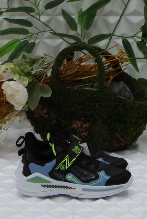 M.P 242 3324 Siyah Mavi Rahat Hafif Ürün Erkek Çocuk Ayakkabı