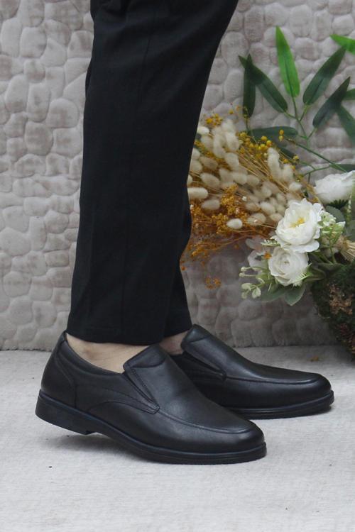 102582 Siyah 5 Nokta Ürün Hakiki Deri Erkek Ayakkabı