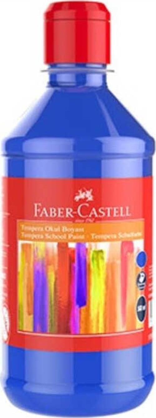 Faber Tempera Mavi Okul Boyası 500 Ml 5170160002