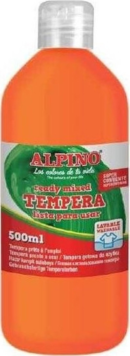 Alpıno Tempera Turuncu Suluboya 500 Ml Dm-010172