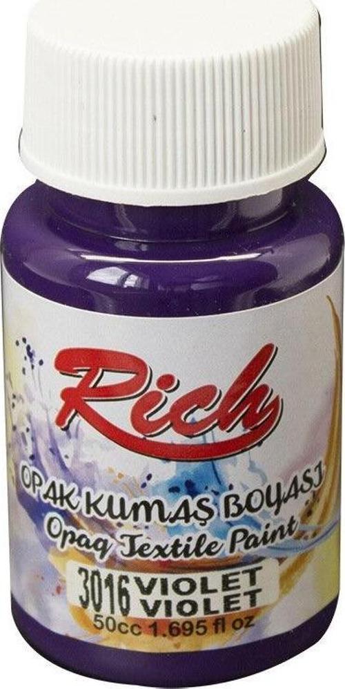 Rıch Akrilik Kumaş Boyası 01923 Violet 50 Cc.