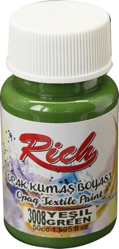Rıch Akrilik Kumaş Boyası 03468 Yeşil 50 Cc.