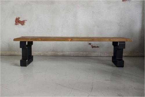  Masif Ahşap Bank 200x37 Cm