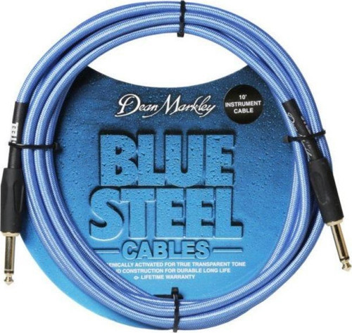 Blue Woven 6m Enstrüman Kablosu (Düz Uçlu)