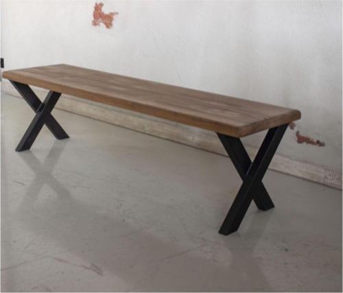  Masif Ahşap Bank 240x37 Cm