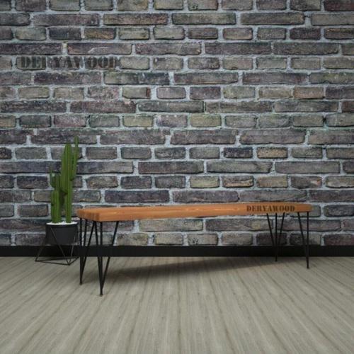 Masif Ahşap Rhea Bank 37x200x45cm