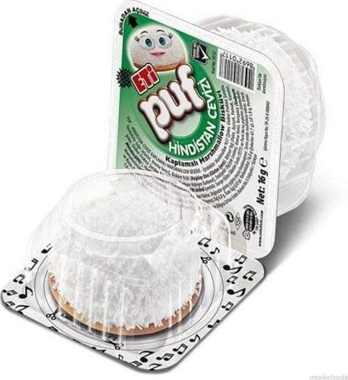Puf Hindistan Cevizli 16 Gr. (24'lü)