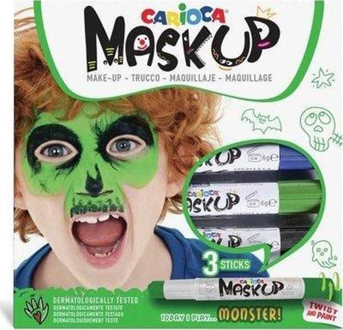Mask Up 3 Renk Canavarlar Yüz Boyası