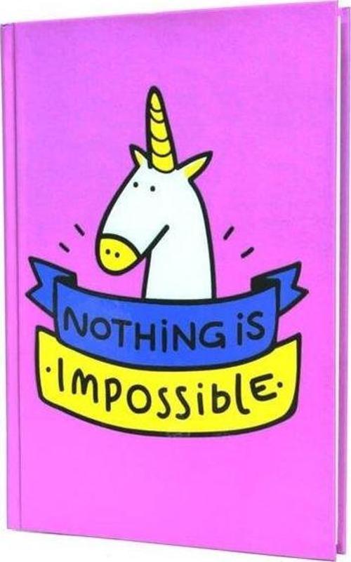 Defter Impossible Sert Kapak - Düz
