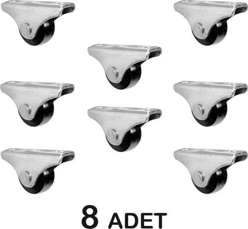 BURAK SABİT MİNİ TEKERLEK SİYAH ( 8 ADET )