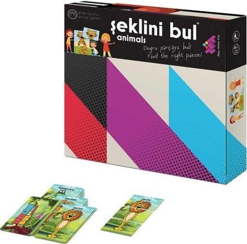 Şeklini Bul Animals Eğitici Oyun