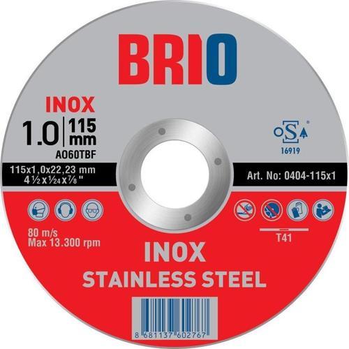 Kesme Taşı Kesme Diski 115X1E Inox 25'li